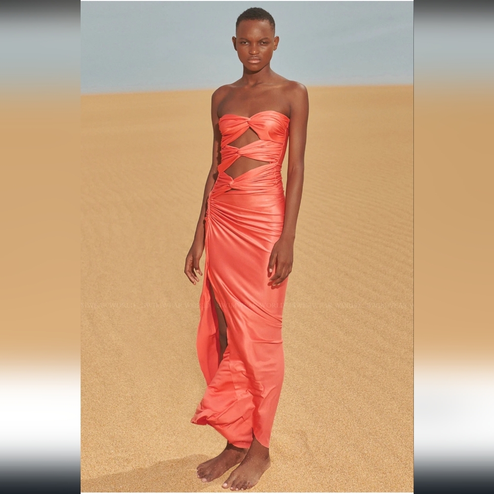 Baobab Collection Coral Cut-Out Dress